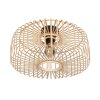 Steinhauer Bloeba plafonnier rond, luminaire de plafond à structure ajourée design moderne