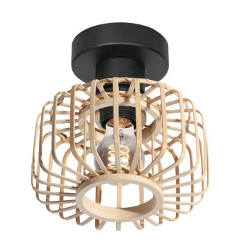 Steinhauer Bloeba plafonnier design cage ajourée moderne E27 pour intérieur Ø 20 cm