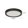 Steinhauer Luminix plafonnier LED rond moderne, luminaire de plafond design