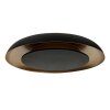 Steinhauer Plafonnier rond LED Golden Veil, forme plate, 2700 Kelvin blanc chaud