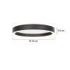 Steinhauer Ringlux plafonnier LED rond anneau 30 cm 2700 kelvin 2500 lumens 20 watts
