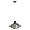 Steinhauer Cirque suspension luminaire design moderne à anneaux réglable longueur 50 cm
