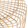 Steinhauer Suspension Sparkled Light, cage ronde en bois brun, réglable, longueur 50 cm