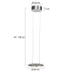 Steinhauer Suspension à anneaux superposés Soleil, LED 2700 Kelvin blanc chaud