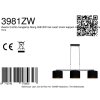Steinhauer Stang suspension luminaire à 3 lampes pour salle à manger moderne