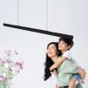 Steinhauer Fluxy suspension LED allongée design moderne, 9 flammes, 9 cm