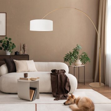 Steinhauer Sparkled Light lampadaire arc salon moderne réglable pour canapé