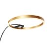 Steinhauer Ringlux lampadaire sur pied arc LED à 2 lumières moderne pour salon
