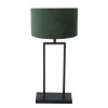 Steinhauer Stang lampe de table classique à abat-jour vert, socle carré