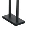 Steinhauer Lampe à poser Stang moderne, structure rectangulaire ouverte, abat-jour noir