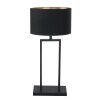 Steinhauer Stang lampe à poser moderne à abat-jour cylindrique, pied rectangulaire