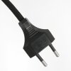 Steinhauer Stang lampe à poser moderne à abat-jour cylindrique, pied rectangulaire