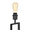 Steinhauer Stang lampe à poser moderne à abat-jour cylindrique, pied rectangulaire