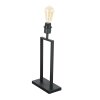 Steinhauer Stang lampe à poser moderne à abat-jour cylindrique, pied rectangulaire