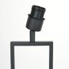 Steinhauer Stang lampe à poser moderne à abat-jour cylindrique, pied rectangulaire