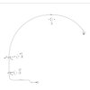 Steinhauer Sparkled Light lampadaire arc réglable 145 cm pour salon classique