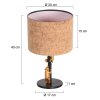 Steinhauer Animaux lampe de table ours, lampe de chevet à interrupteur E27