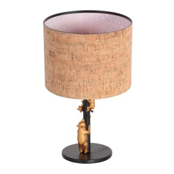 Steinhauer Animaux lampe de table ours, lampe de chevet à interrupteur E27