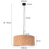 Steinhauer Sparkled Light suspension design ronde moderne 50 cm salon salle à manger