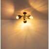 Globo Milley plafonnier spot 3 spots moderne ø 43 cm pour salon et cuisine