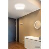 Globo Donte LED plafonnier carré, luminaire de plafond moderne pour intérieur