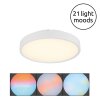 Globo Jess plafonnier LED rond moderne à télécommande 39 cm, 4600 lm, 1800-12000 K, 50 W