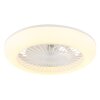 Globo Ferrell plafonnier LED rond à télécommande Ø 45 cm 2700-6500 K