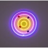 Globo Darteri applique murale LED néon circulaire cible de fléchettes moderne