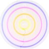 Globo Darteri applique murale LED néon circulaire cible de fléchettes moderne