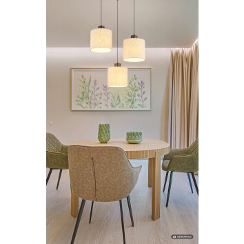 NOWA Thea LED suspension luminaire design rond, luminaire suspendu pour salle à manger