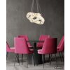 Globo Lidia lustre LED design moderne à deux anneaux pour salon et salle à manger