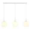 Globo Andre suspension triple à 3 globes, luminaire suspendu moderne-rétro