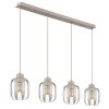 Globo Arlen lustre suspendu 4 feux, suspension design cage pour salle à manger cuisine