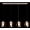 Globo Arlen lustre suspendu 4 feux, suspension design cage pour salle à manger cuisine