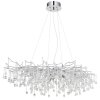 Globo Maxine lustre suspendu design 14 lumières G9 moderne pour salle à manger