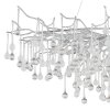 Globo Maxine lustre suspendu design 14 lumières G9 moderne pour salle à manger