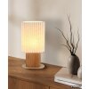 Globo Jannie lampe de table rétro design à abat-jour plissé, douille E27, 40 W