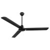 Globo Ferro ventilateur de plafond moderne à 3 pales 142 cm