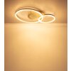 Globo Sanford plafonnier LED à anneaux luminaire de plafond moderne pour salon