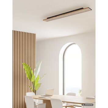 Globo Hayden plafonnier LED linéaire avec télécommande 36W 3600 lm 2700-6500K