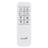 Globo Francine suspension LED moderne à double anneau avec télécommande 60 cm