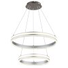 Globo Francine suspension LED moderne à double anneau avec télécommande 60 cm