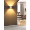 Globo Rojas applique murale LED carrée 6 W 3000 K 576 lm éclairage haut et bas