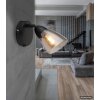 Globo Paula applique murale orientable à interrupteur pour salon et couloir, E14