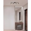 Globo Paula luminaire de plafond plafonnier 4 flammes E14 25 W pour salon et salle à manger
