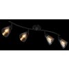 Globo Paula luminaire de plafond plafonnier 4 flammes E14 25 W pour salon et salle à manger