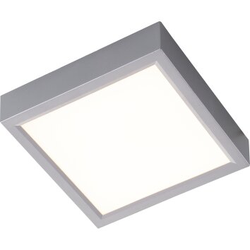 NOWA Puccy plafonnier LED carré moderne extra-plat, luminaire de plafond 1200 lm 10 W