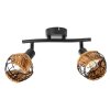 NOWA Java plafonnier double spot cage, style moderne, pour salon et cuisine