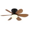 Globo Delores ventilateur de plafond LED avec éclairage, télécommande, 5 pales