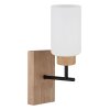 Globo Rowena applique murale moderne à abat-jour cylindrique et bras déporté